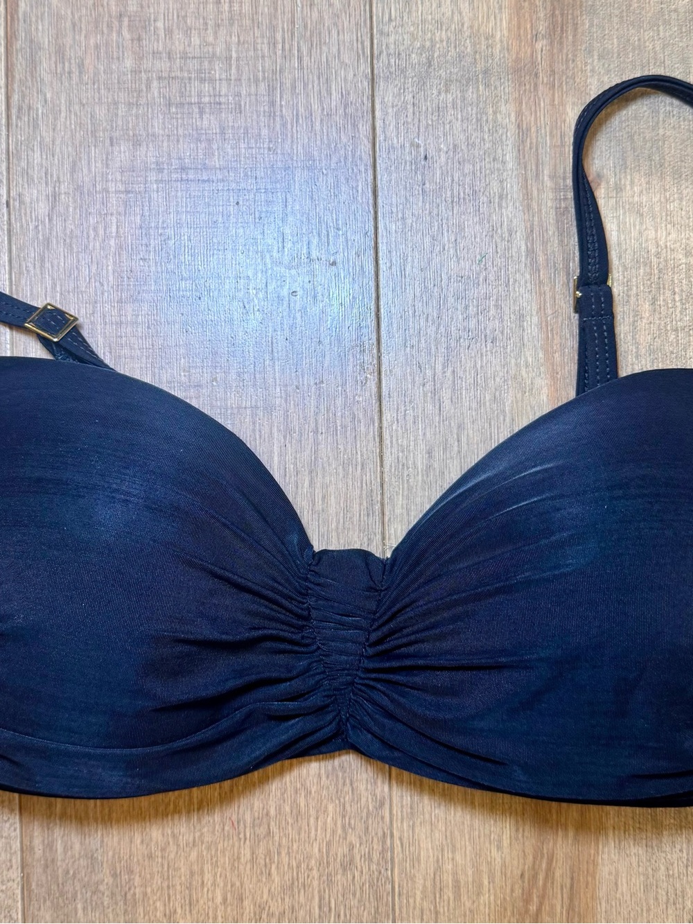 La Blanca Black Bikini Top Black Size 8